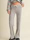 Side Stripe Cozy Waffle Knit Pants