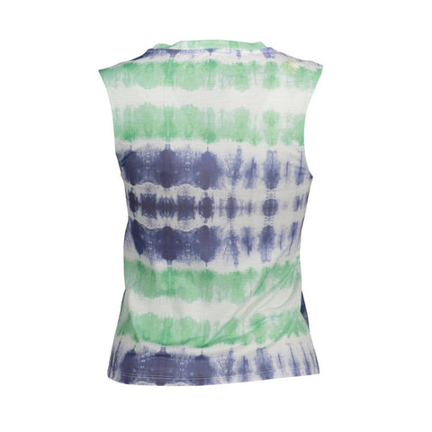 Desigual Light Blue Polyester Women Top-Desigual-M-Urbanheer