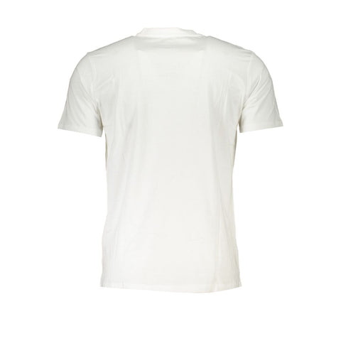 Cavalli Class White Cotton T-Shirt-Cavalli Class-L-Urbanheer