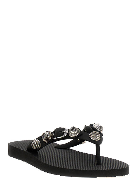 Balenciaga Holiday Capsule Cagole Thong Sandals