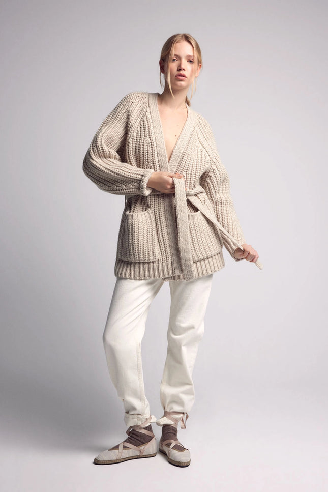 Edie Cashmere Blend Chunky Cardigan-Clothing - Women-Leap Concept-Urbanheer