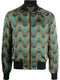 Ozwald Boateng Printed silk bomber jacket