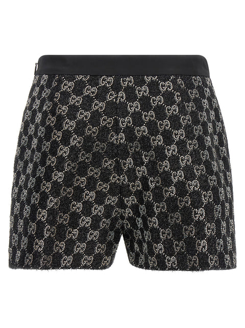 Gucci Gg Lamé Tweed Shorts