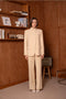 Timeless Structured Jacket with Fold-Down Officer Collar