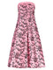 Alberta Ferretti Mikado Floreale Dress