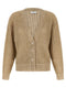 Peserico Waffle Lamé Cardigan