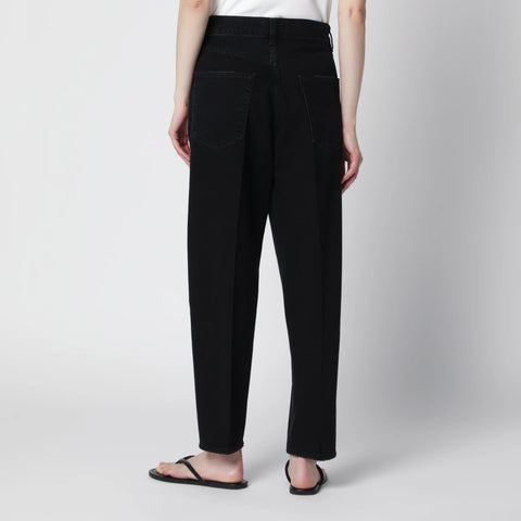 AGOLDE 80's straight-leg jeans in black denim