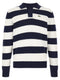 Lacoste Striped Pulover With Polo Collar