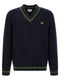 Lacoste Blue V-neck Sweater