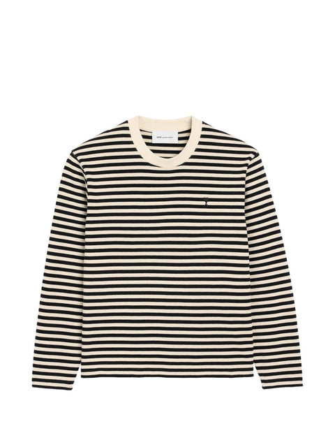 AMI PARIS T-shirts and Polos BLACK