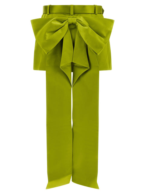 Self-Portrait Maxi Bow Skirt
