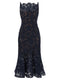 Self-Portrait Spiral Lace Lace Dress