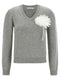 Self-Portrait Fiore Pin Sweater