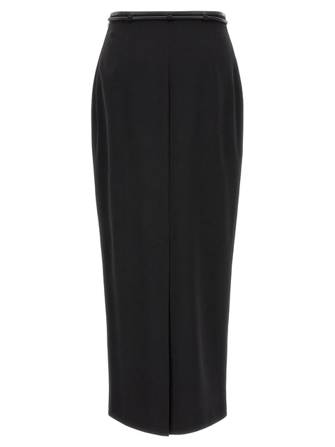 Agnona Skirt With Drawstring Belt