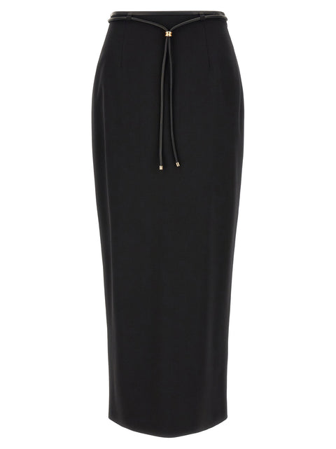 Agnona Skirt With Drawstring Belt
