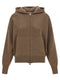 Agnona Zipped Hooded Sweater