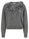Alberta Ferretti Embroidered Flower Sweater