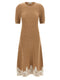 Alberta Ferretti Lace Hem Dress