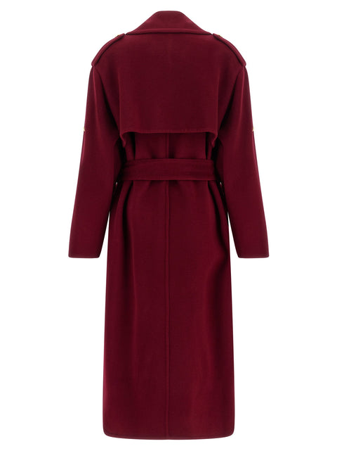 Alberta Ferretti Long Wool Coat