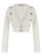 Alessandra Rich Carded Mohair Cardigan