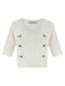 Alessandra Rich Carded Mohair Sweater