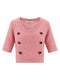 Alessandra Rich Carded Mohair Sweater