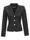 Alessandra Rich Single Breast Lace-up Blazer Jacket