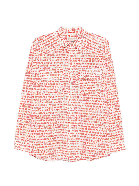 Alessandro Enriquez Printed cotton shirt