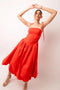 Alexa Puffball Dress-Clothing - Women-Amy Lynn-Small-Orange-Urbanheer
