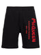 Alexander McQueen Graffiti Bermuda Shorts