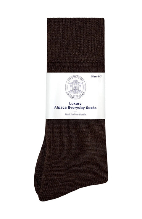 Alpaca Everyday Socks Charcoal-Socks-Paul James Knitwear-4-7-Urbanheer