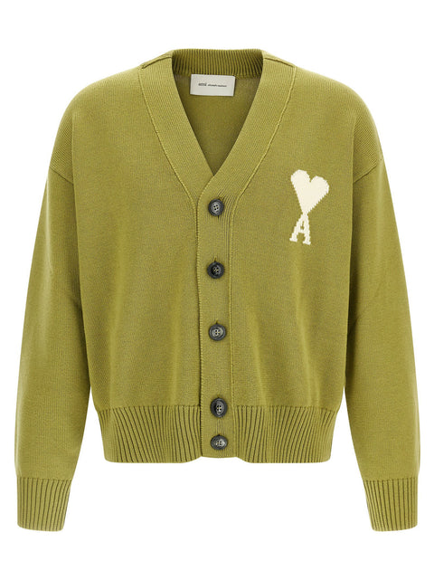 Ami Paris Ami De Coeur Cardigan