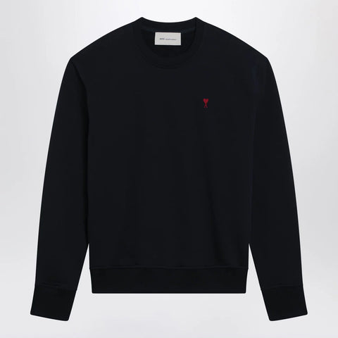 Ami Paris Ami De Coeur midnight blue sweatshirt