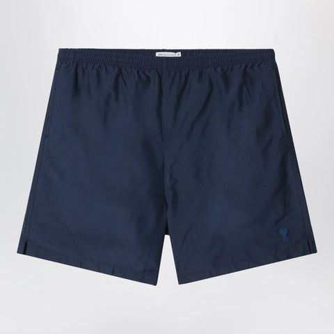 Ami Paris Ami de Coeur short swim shorts in polyamide, ink