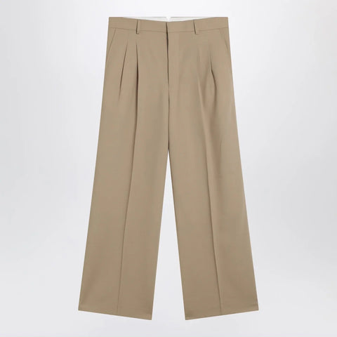 Ami Paris Beige wool trousers