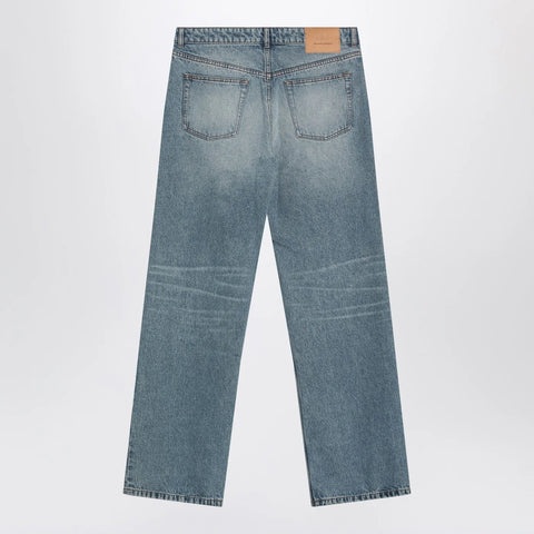 Ami Paris Blue washed-effect jeans