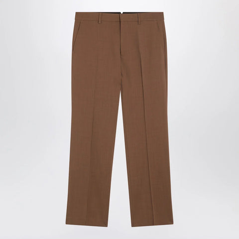 Ami Paris Hazelnut wool trousers