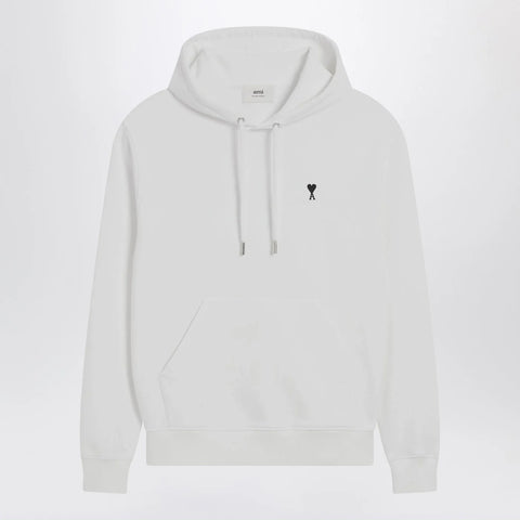 Ami Paris White Ami De Coeur hooded sweatshirt