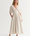 Amiee Pleated Midi Dress