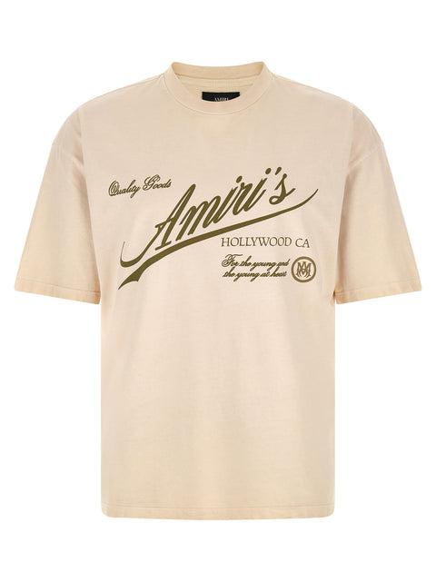 Amiri T-shirt With Cryst Qlty Goods Lj Skate Print