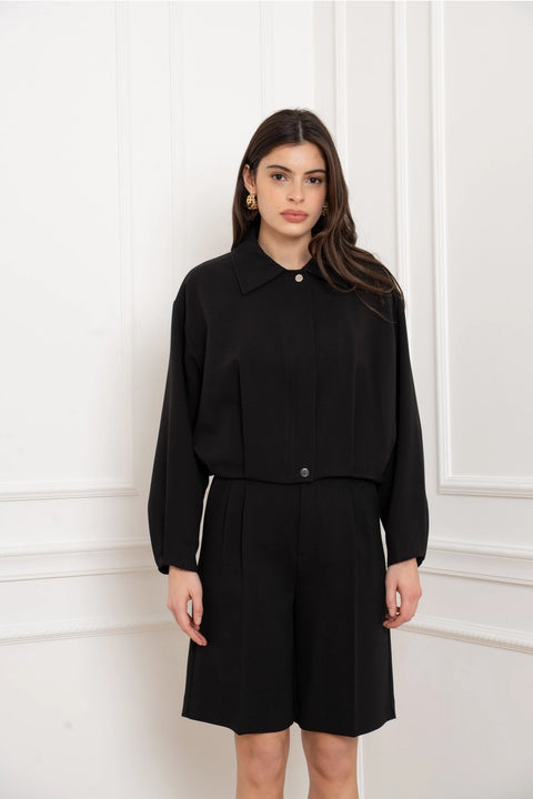 Aura Short Bomber Jacket