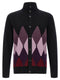 Ballantyne Classic Diamond Diamond Intarsia Cardigan
