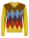 Ballantyne Classic Diamond Intarsia Sweater