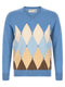 Ballantyne Classic Diamond Intarsia Sweater