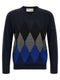 Ballantyne Classic Diamond Intarsia Sweater