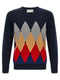 Ballantyne Classic Diamond Intarsia Sweater