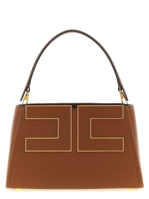 Elisabetta Franchi Maxi Logo Handbag