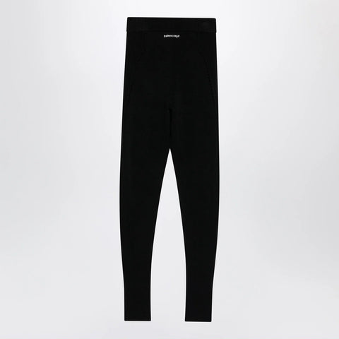 Balenciaga Black Techwear viscose leggings