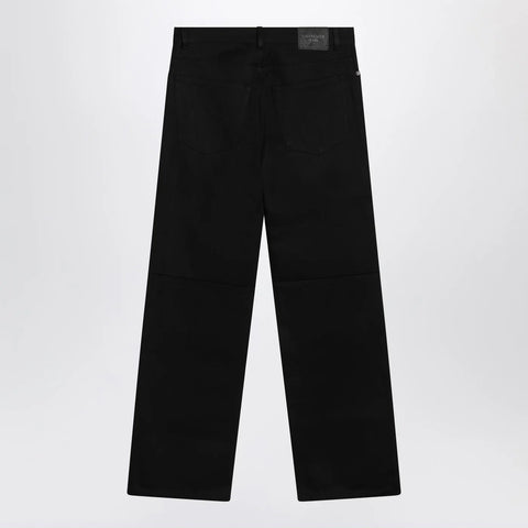 Balenciaga Black cotton denim trousers