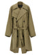 Balenciaga Draped Neck Trench Coat